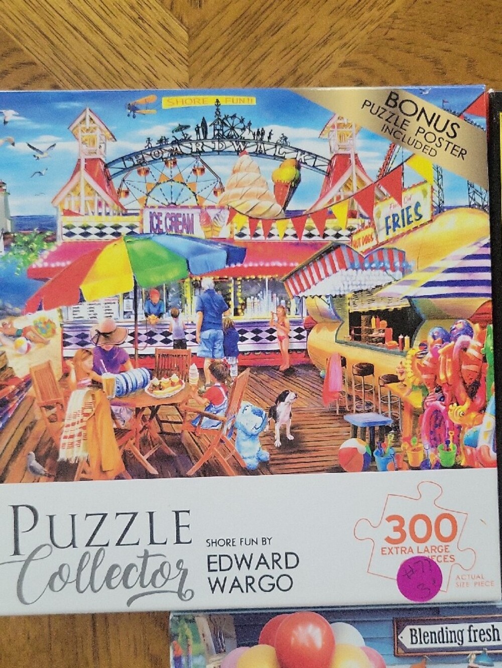 3-Piece Jigsaw Puzzle Lot - Colorful Market, Carnival & Tropical Scenes - Picture 2 of 4